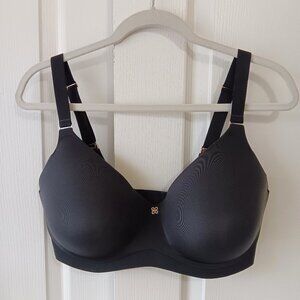 Honeylove Women's Black Vamp CloudEmbrace Wireless Bra Size 36DDD/36F